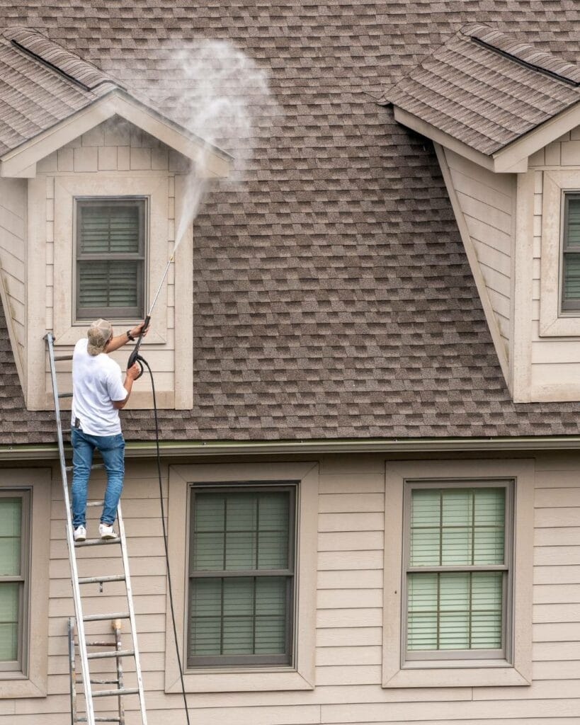 Soft Wash Cleaning Exterior Surfaces