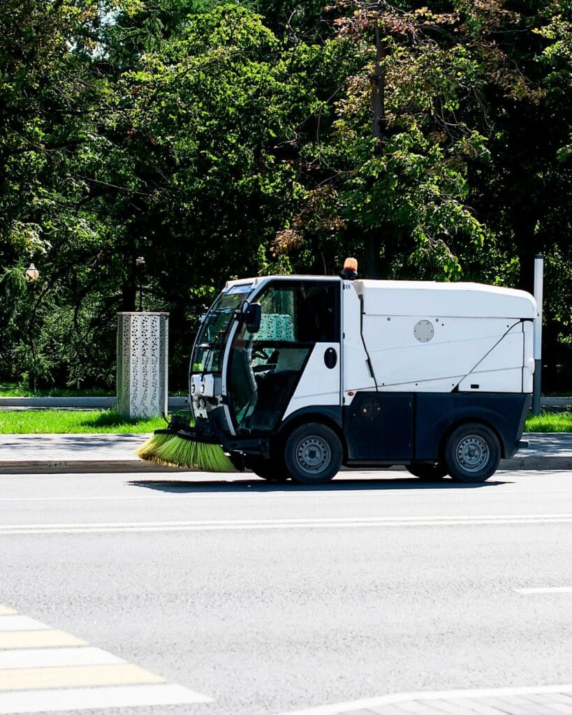Meticulously Cleaned Street Sweeping